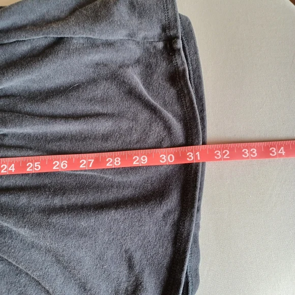 3 For $15 /Wild Fable Dark Gray, Black Long Sleeve Sweatshirt Dress with Pockets - Picture 7 of 9